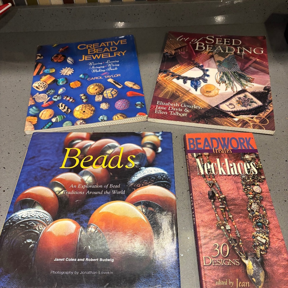 4 jewelry beading books